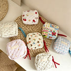 CouldNook Quilted Sanitary Pouch- Everyday Organizer Bag