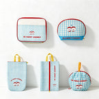 CouldNook Check Pattern Travel Storage Pouch - Dry Wet Helper