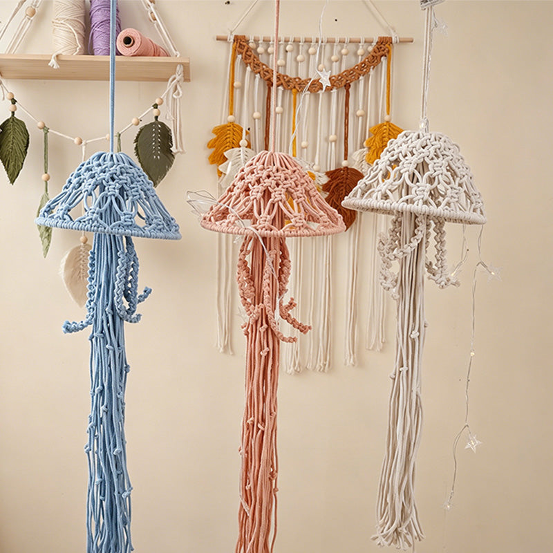 CouldNook Macrame Jellyfish Wall Hanging - Soft Room Decor