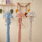CouldNook Macrame Jellyfish Wall Hanging - Soft Room Decor