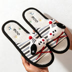 CouldNook Bear Accent Open Toe House Slippers - Family Indoor Accent