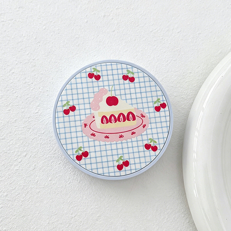 CouldNook Sweet Round Contact Lens Case - Small Home Organizer