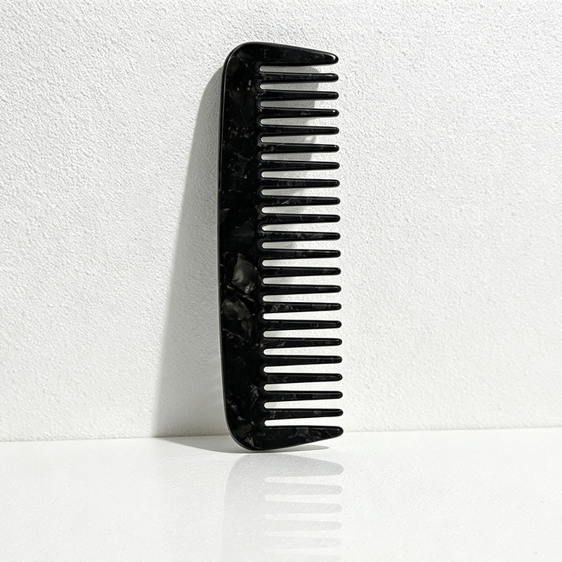 CouldNook Shell Shape Tortoiseshell Pocket Comb - Easy Storage Accent