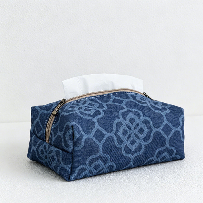 CouldNook Printed Tissue Box Cover - Soft Tabletop Holder