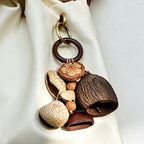 CouldNook Handmade Natural Plant Pod - Wind Chime Keychain