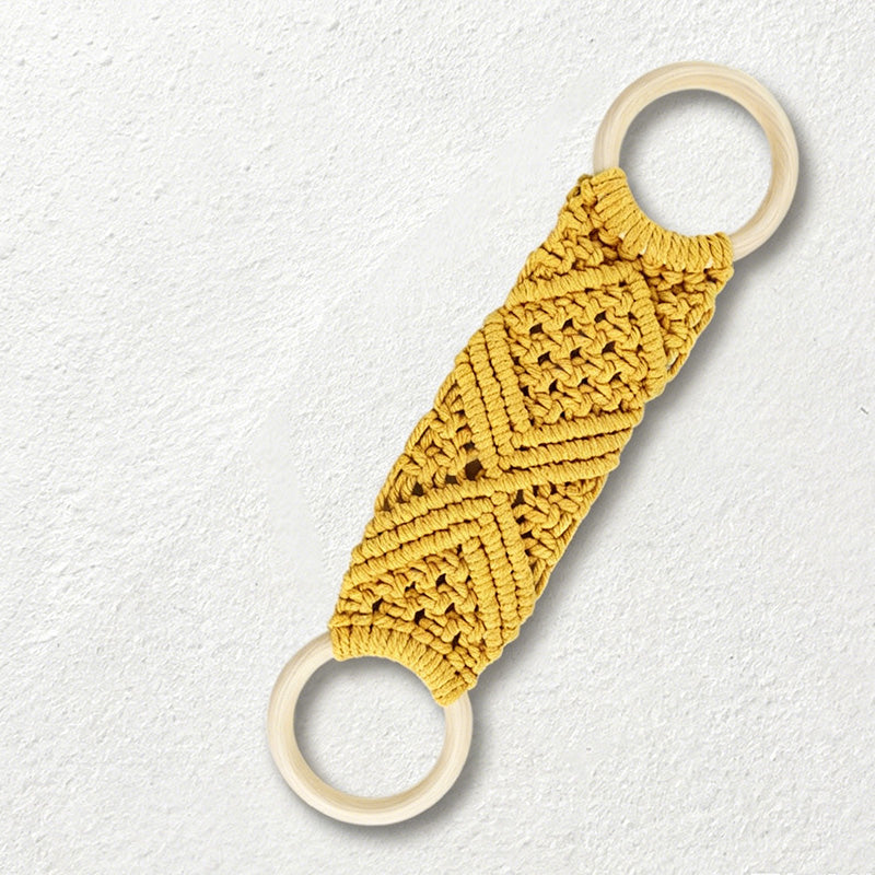 CouldNook Macrame Towel Holder Ring - Kitchen Storage Accent
