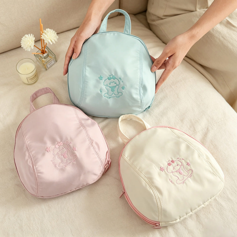 CouldNook Zippered Round Hanging Organizer Bag - Soft Home Detail