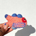 CouldNook Small Fish Plush Brooch - Bag Display Accent