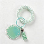 CouldNook Beaded Ring Keychain Charm - Bag Accent