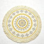 CouldNook Bohemian Tassel Placemat - Aesthetic Woven Table Mat