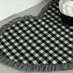CouldNook Lace Heart Large Placemat - Aesthetic Fabric Table Decor