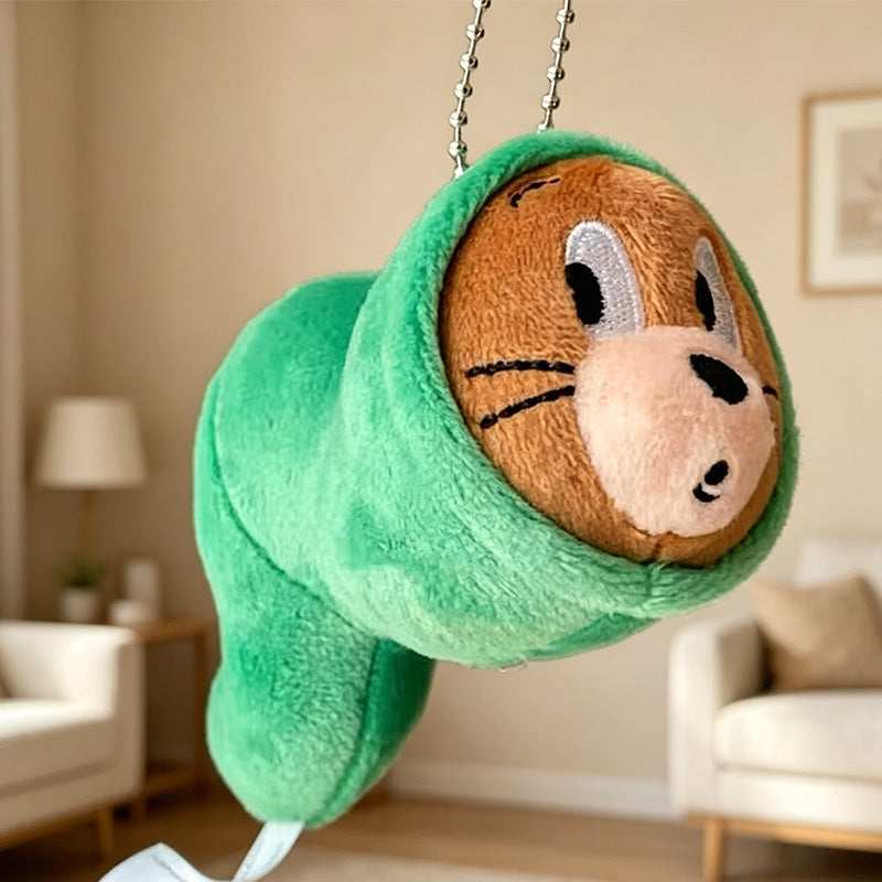 CouldNook Turtle Plush Bag Charm - Shell Character Accent