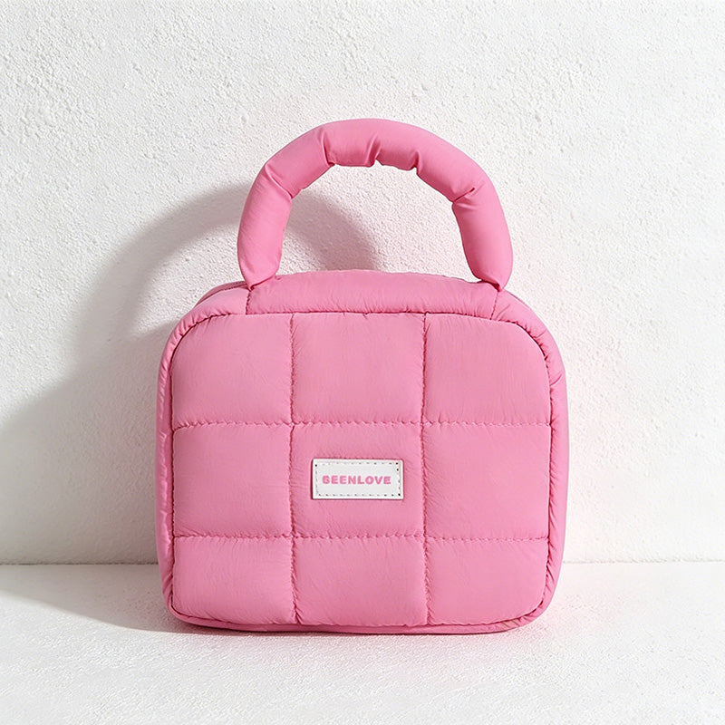 CouldNook Puffy Handle Cosmetic Bag - Tabletop Beauty Accent