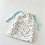 CouldNook Dot Pattern Drawstring Storage Pouch Set - Travel Organizer