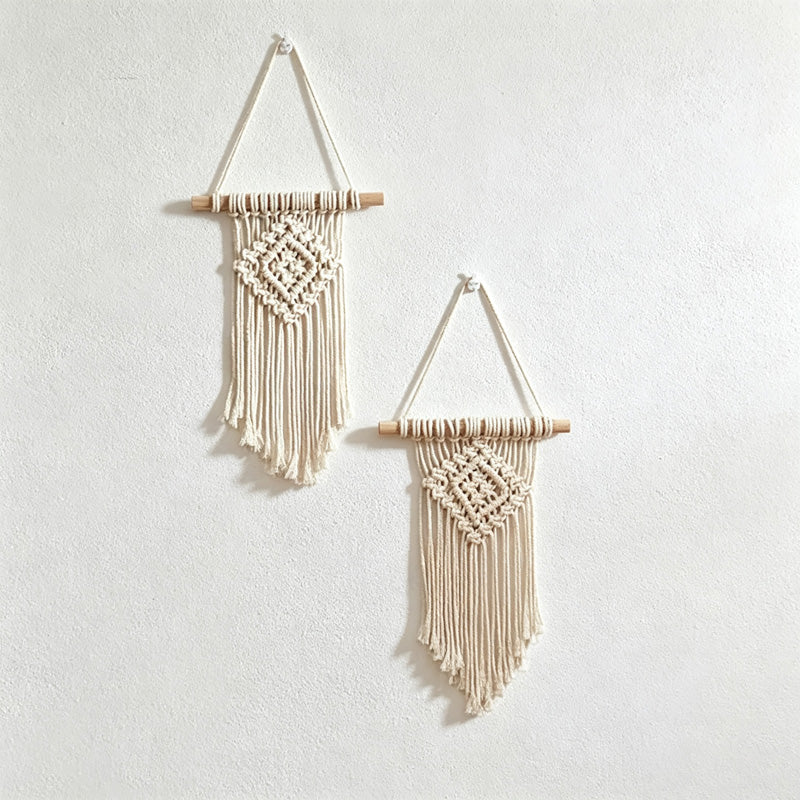 CouldNook Hanging Macrame Wall Decor - Gentle Display Piece