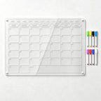 CouldNook Acrylic Weekly Checklist Board - Home Planning Organizer