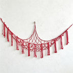 CouldNook Macrame Wall Storage Hammock - Room Organizer Decor