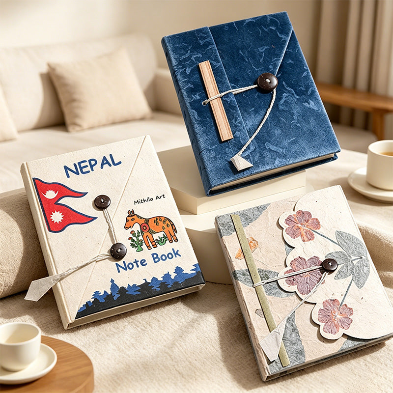 CouldNook Pressed Flower Notebook Kit - Creative Journal