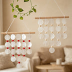 CouldNook Disc Bead Wall Hanging - Natural Wall Decor