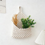 CouldNook Macrame Hanging Basket - Wall Storage Decor