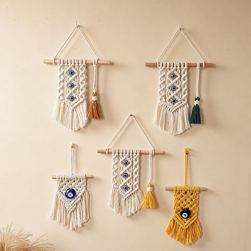 CouldNook Macrame Evil Eye Wall Hanging - Boho Wall Decor