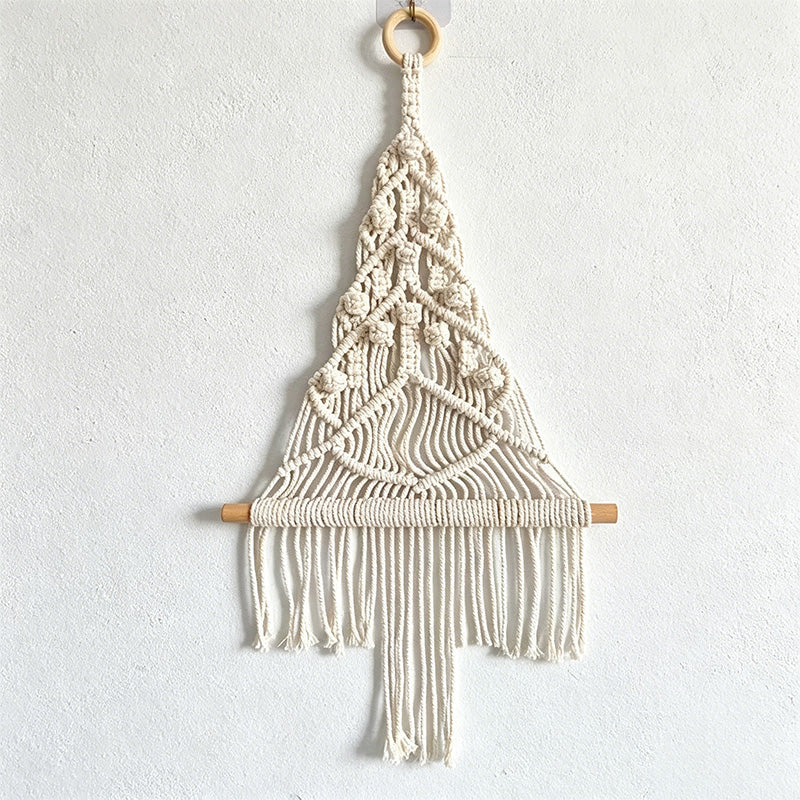 CouldNook Tree Macrame Wall Hanging - Festive Fringe Decor