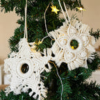 CouldNook Macrame Star Wall Hanging - Holiday Home Decor