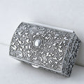 CouldNook Classic Mini Jewelry Box - Aesthetic Metallic Utility Box