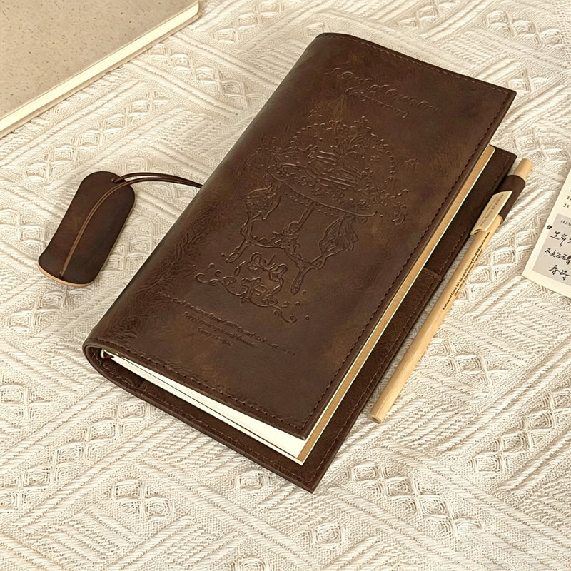 CouldNook Antique Garden Traveler's Notebook - Floral Leather Journal