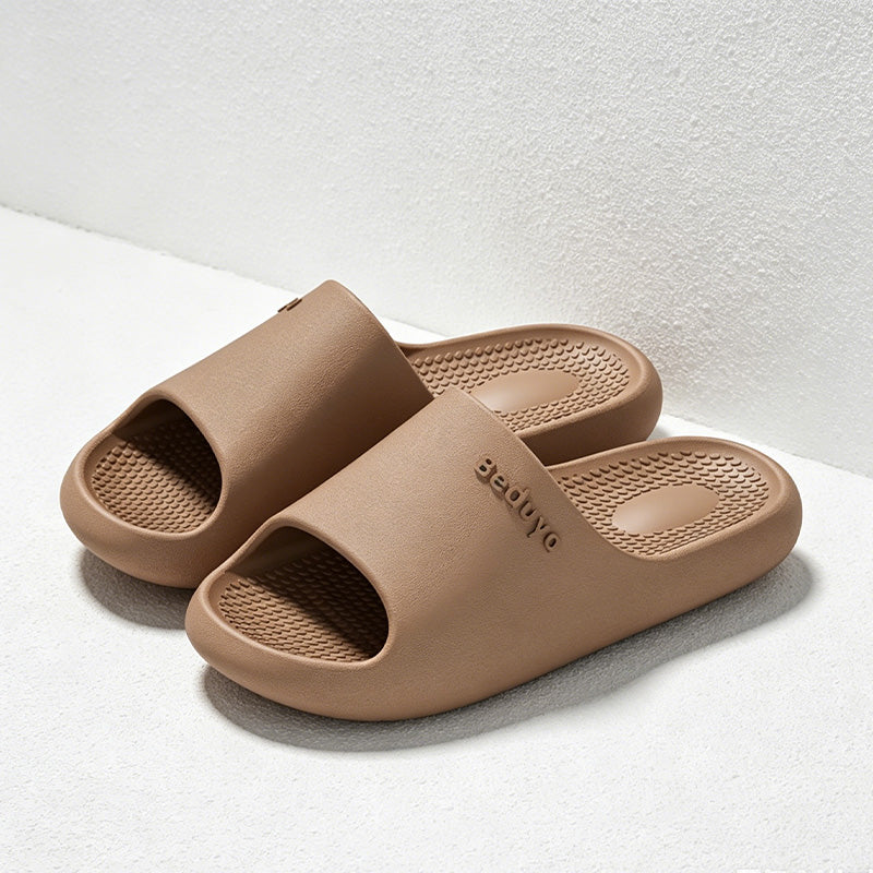 CouldNook Cushioned EVA Open Toe Slide Slippers - Soft Home Accent