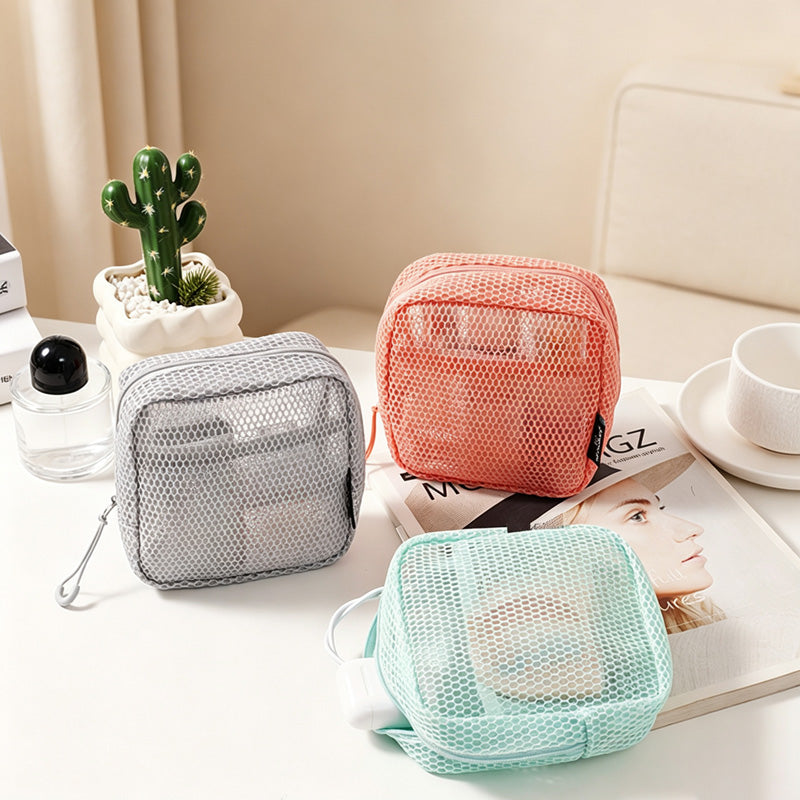 CouldNook Zippered Square Zip Organizer Bag - Simple Daily Essential