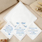 CouldNook Sentiment Handkerchief - Wedding Gift Keepsake