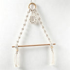 CouldNook Macrame Paper Towel Holder - Kitchen Wall Accent Decor