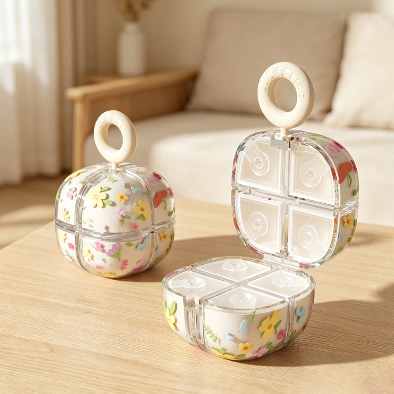 CouldNook Floral Print Organizer Box - Simple Daily Essential