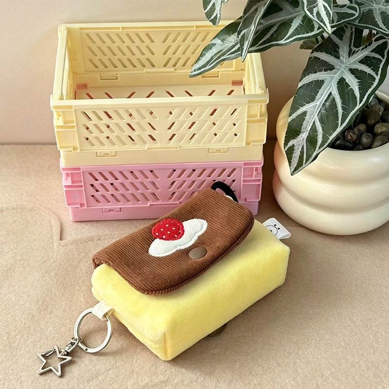 CouldNook Pudding Plush Mini Pouch - Dessert Bag Accent