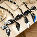 CouldNook 16.54'' Pattern Bow Chain Bag Strap - Everyday Accent