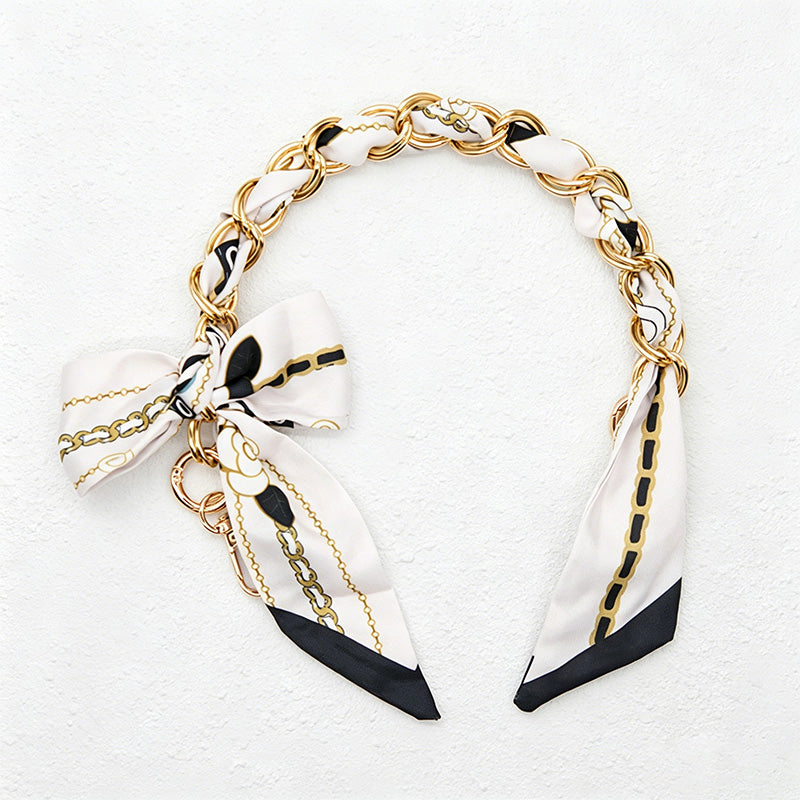 CouldNook 16.54’’ Ribbon Bow Chain Bag Strap - Everyday Accent