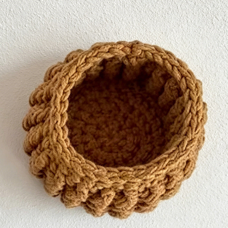 CouldNook Hand Crochet Bellflower Coaster - Floral Heat Resistant Table Decor