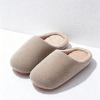 CouldNook Striped Soft Indoor Slippers- Indoor Comfort Slides