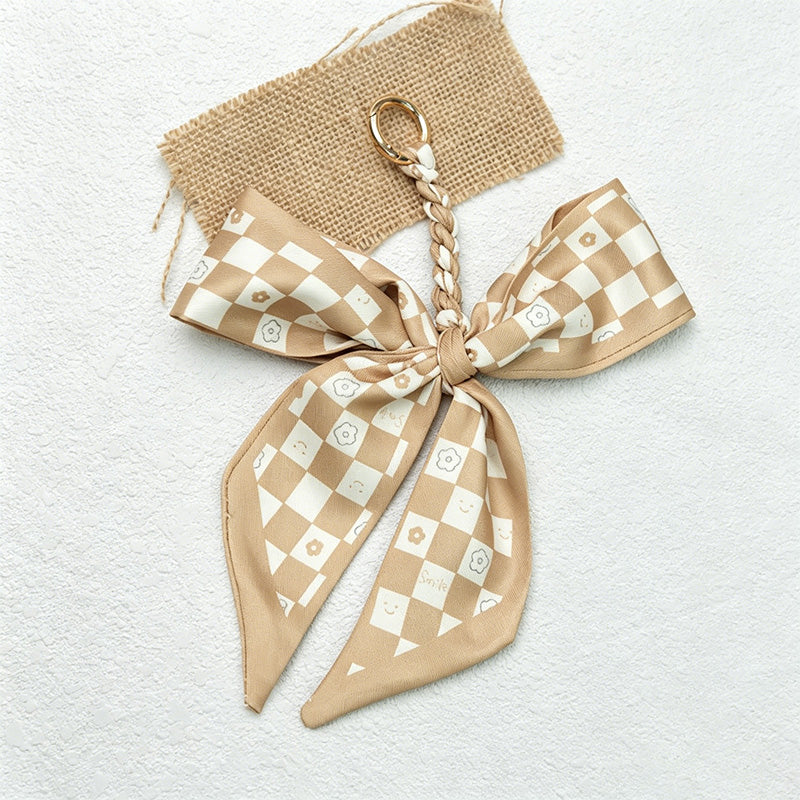 CouldNook Patterned Bow Bag Charm - Giftable Bag Accent