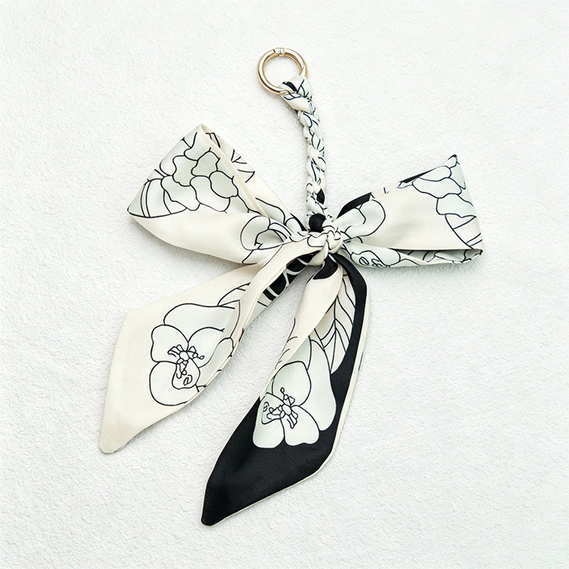 CouldNook Black Series Bow Bag Charm - Soft Bag Accent