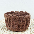 CouldNook Hand Crochet Bellflower Coaster - Floral Heat Resistant Table Decor