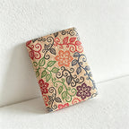 CouldNook Retro Cork Floral Double-Sided Foldable Pocket Mirror