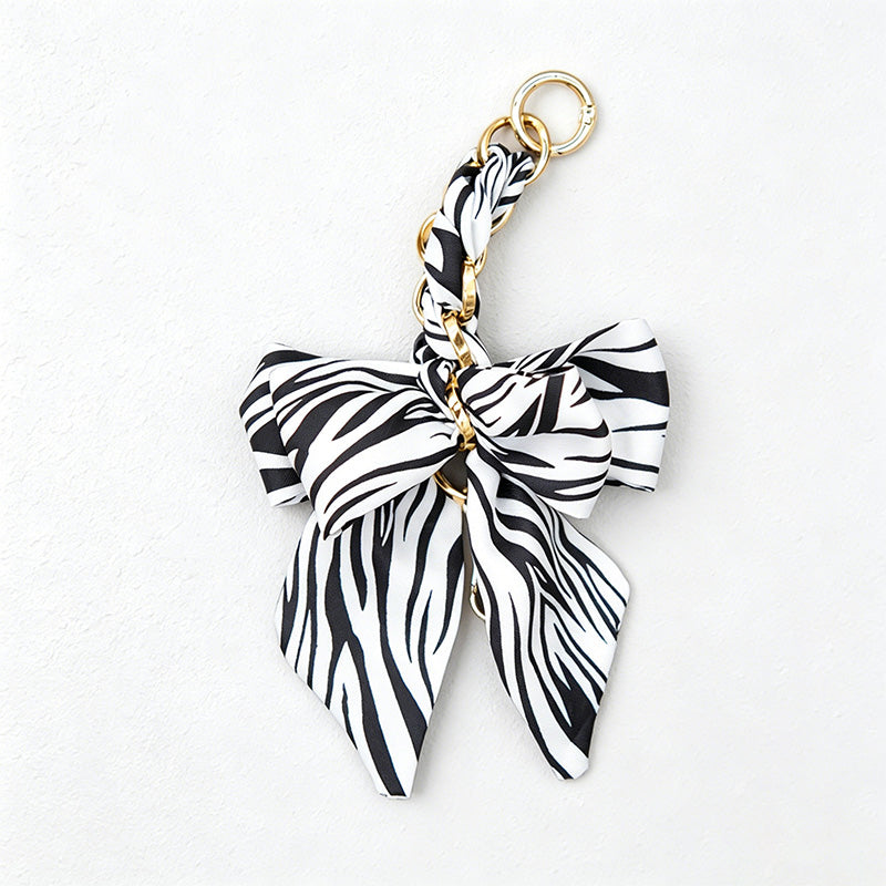 CouldNook 6.69’’ Leaf Pattern Bow Bag Extender - Bag Accent