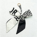 CouldNook Patterned Bow Bag Charm - Giftable Bag Accent