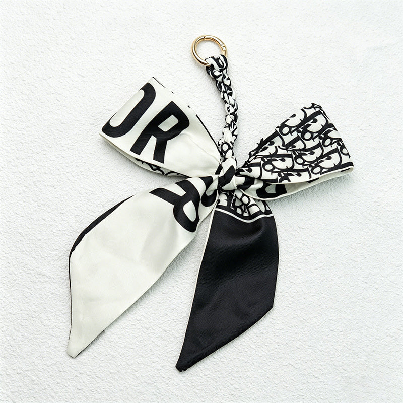 CouldNook Patterned Bow Bag Charm - Giftable Bag Accent