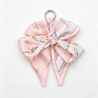 CouldNook 5.51''  Pattern Bow Bag Charm - Handle Accent
