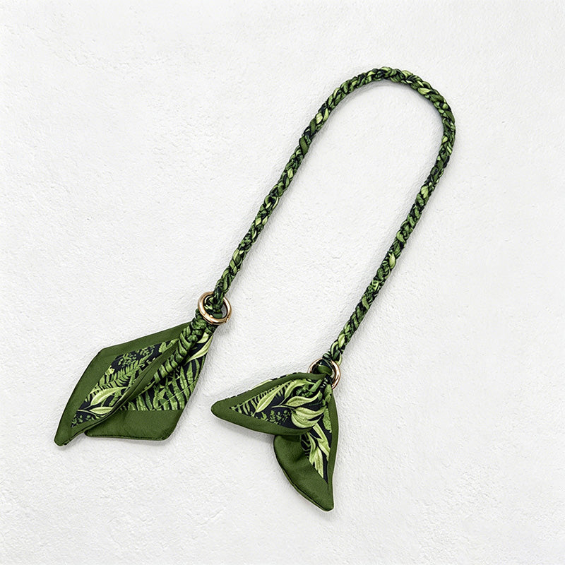 CouldNook 18.89'' Green Series Braided Bow Chain Bag Strap - Shoulder Accent