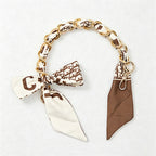 CouldNook 16.54’’ Printed Bow Chain Bag Strap - Soft Accent