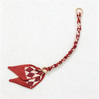 CouldNook 10.24'' Red Series Short Leaf Ribbon Bag Strap - Mini Accent